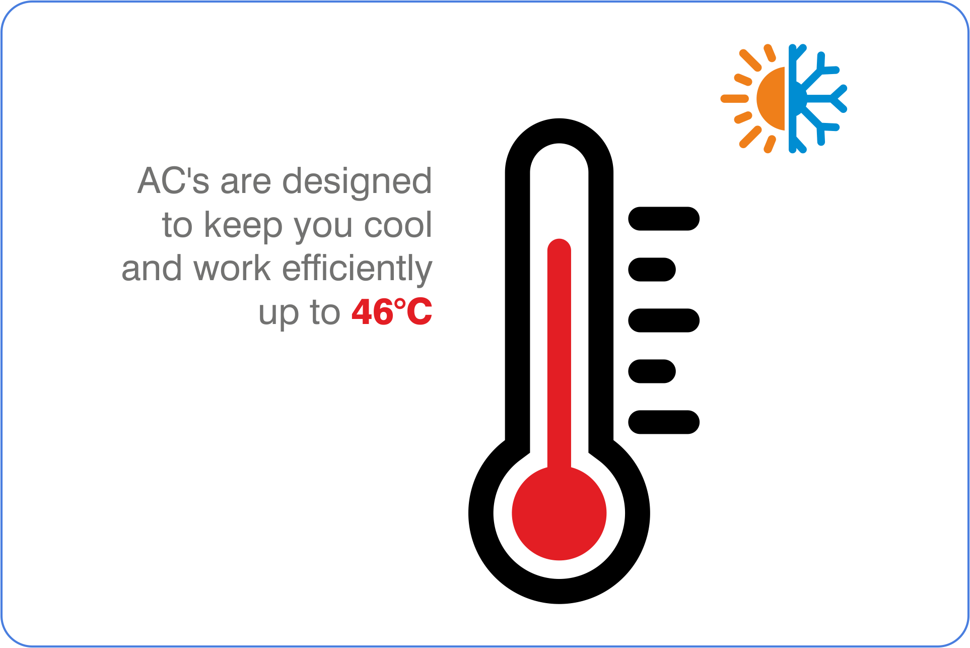 Features of Daitōryō Air Condition