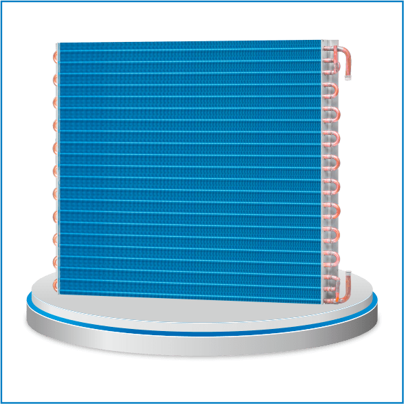 FIN AND TUBE TYPE HEAT EXCHANGER